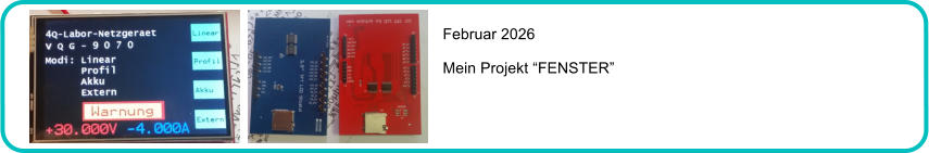 Februar 2026  Mein Projekt �FENSTER�