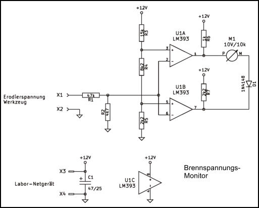 Brennspannungs- Monitor