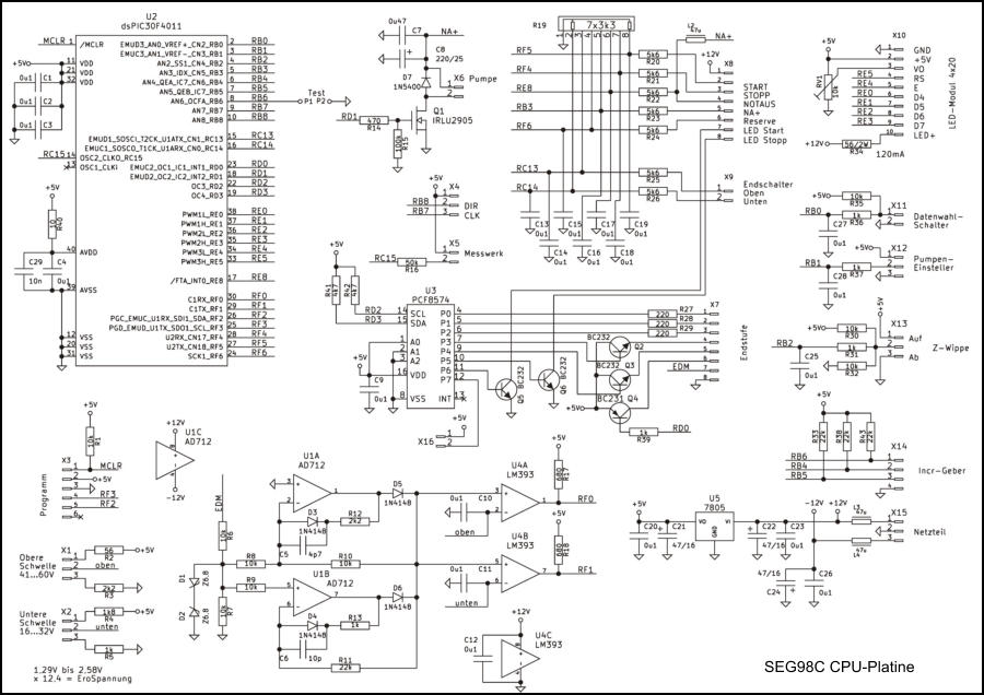 SEG98C CPU-Platine