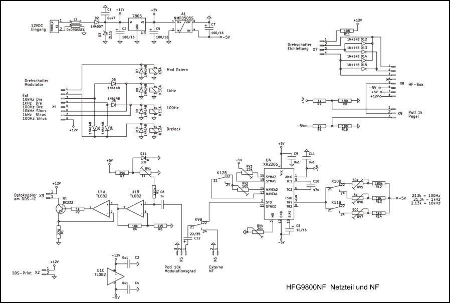 HFG9800NF  Netzteil und NF