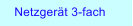 Netzgert 3-fach