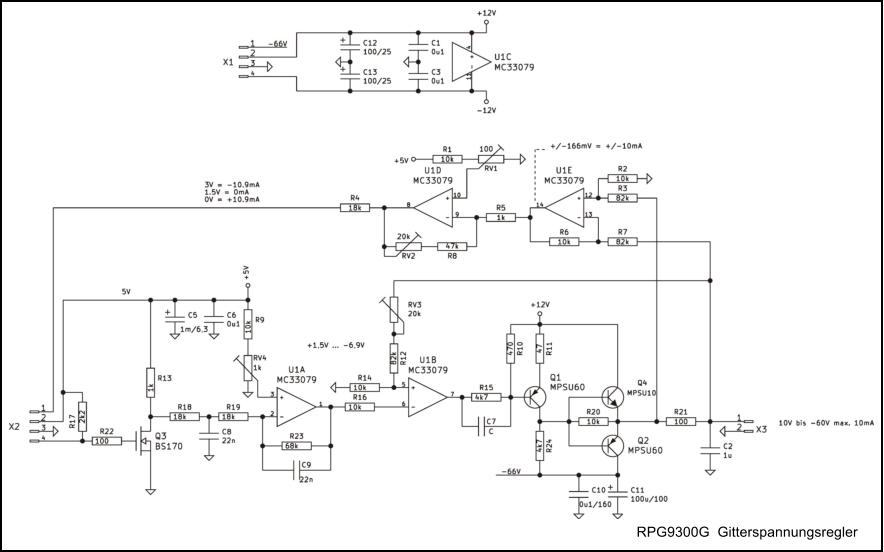 RPG9300G  Gitterspannungsregler